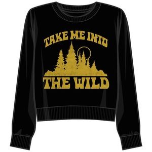 Fifth Sun Long Sleeve Hacci “Take Me Into The Wild” Sweater
